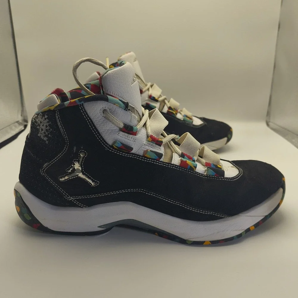 Jordan Rising Star Black‎ White Multicolor 316337-106 Mens 13 Basketball Shoes